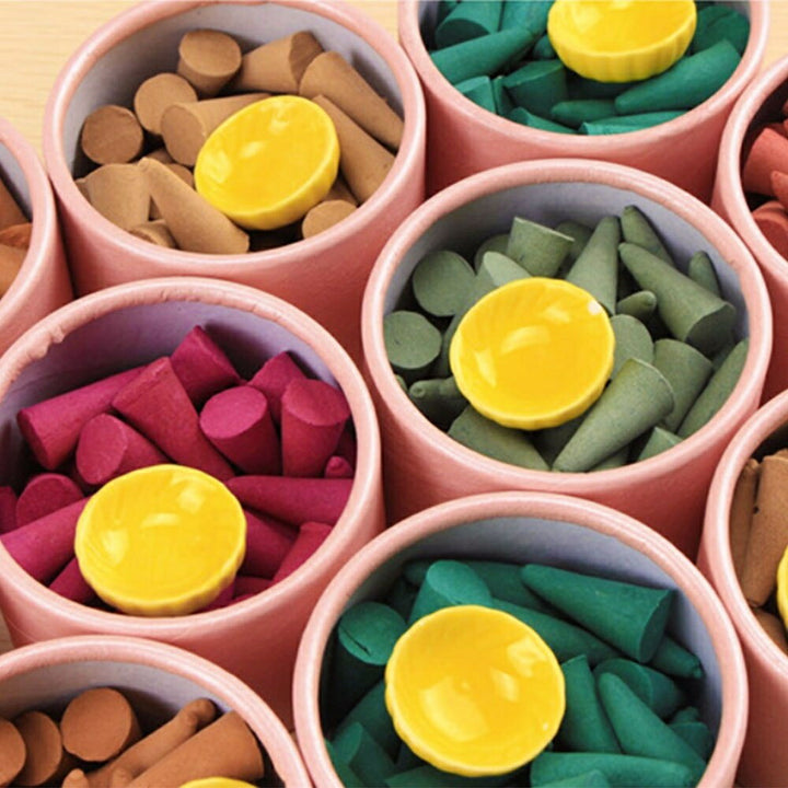 お香 | ジャスミン・ローズ・ラベンダー お香コーンセット【リラックスフレグランス】