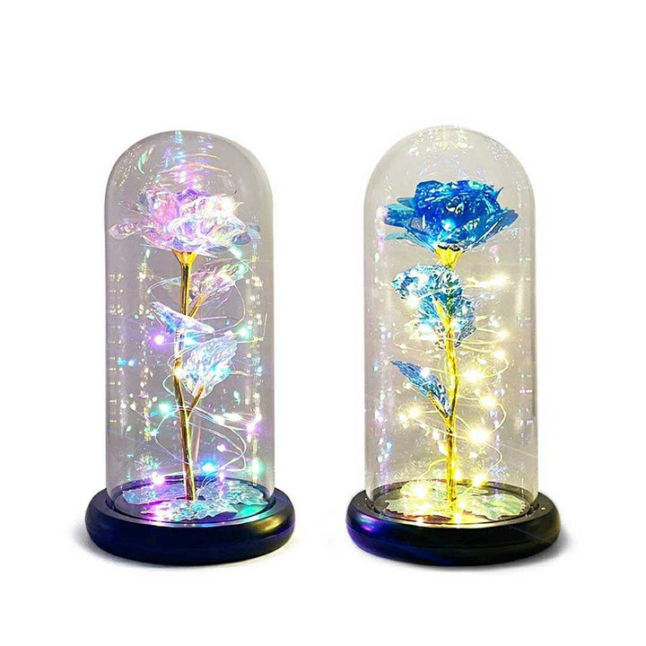インテリア照明 | ギャラクシーローズLED照明 ガラスドームインテリア