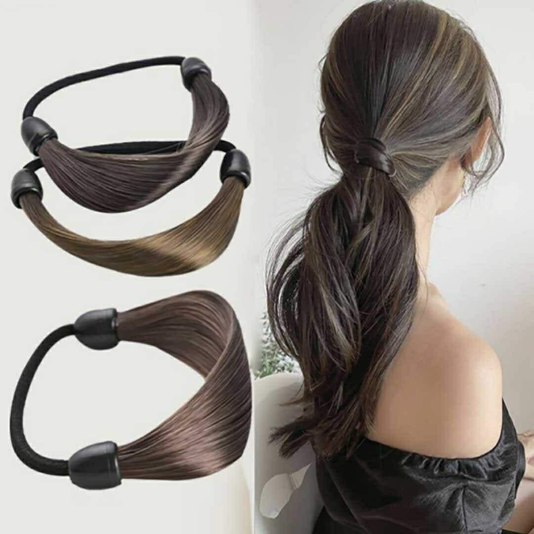 小物 その他 | ナチュラル風フェイクヘアゴム | 簡単結び・選べる3カラー