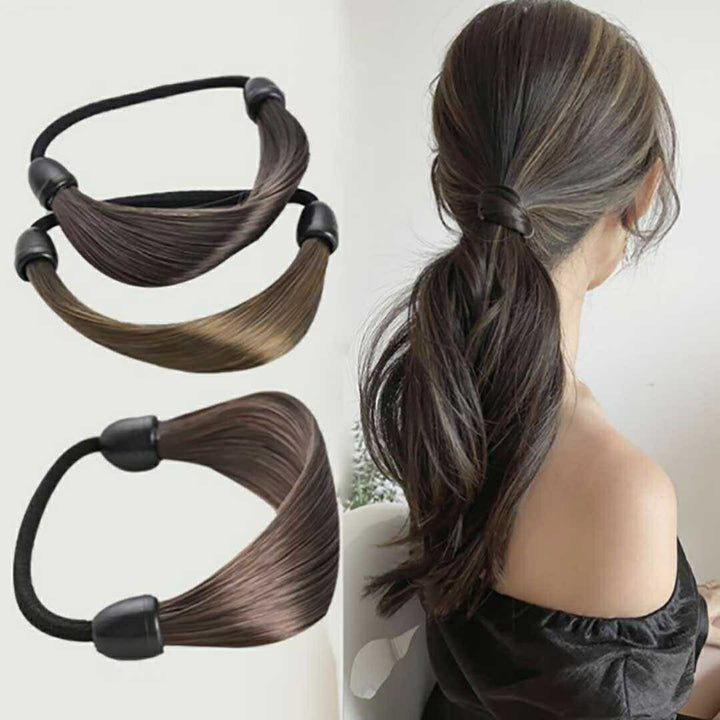 小物 その他 | ナチュラル風フェイクヘアゴム | 簡単結び・選べる3カラー