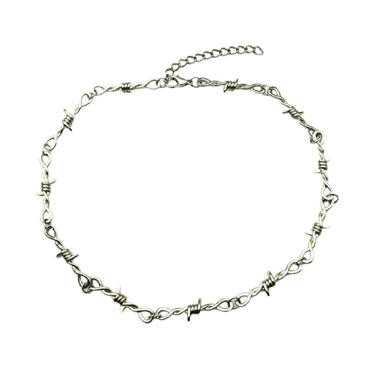 ネックレス | ユニセックス有刺鉄線型ネックレス | ストリートファッション向け