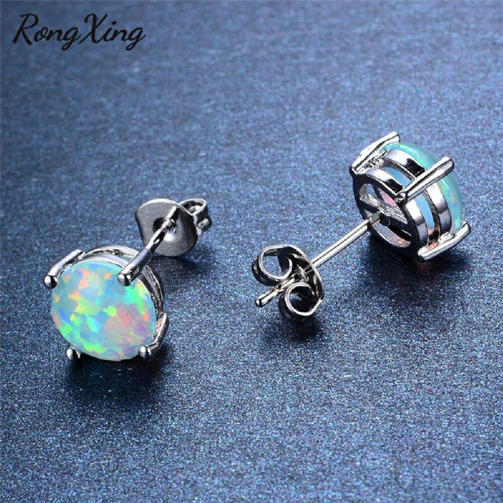 ピアス イヤーカフ | ホワイトオパールと真珠のピアス 6mm 大粒セット