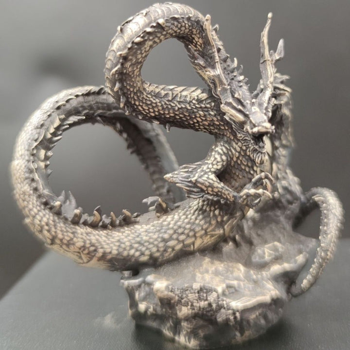 風水 インテリア | 風水龍 置物 5.5cm ゴールドorブラック - 開運金運向上