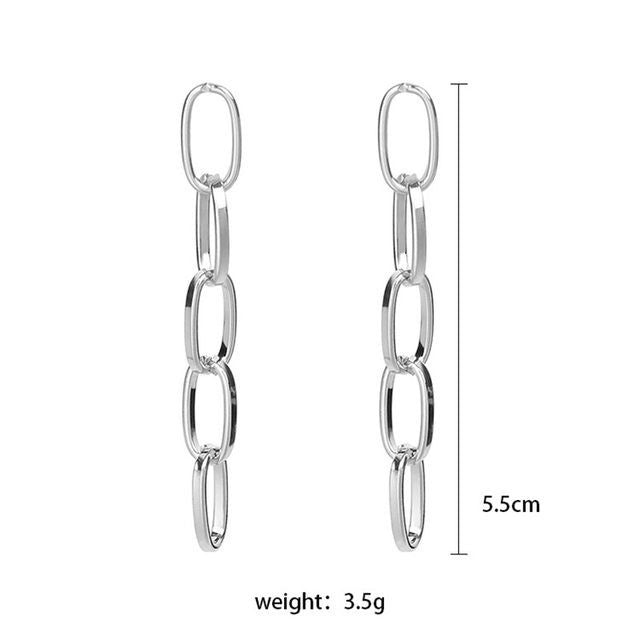 ピアス イヤーカフ | シルバーチェーンピアス ユニセックス モード系