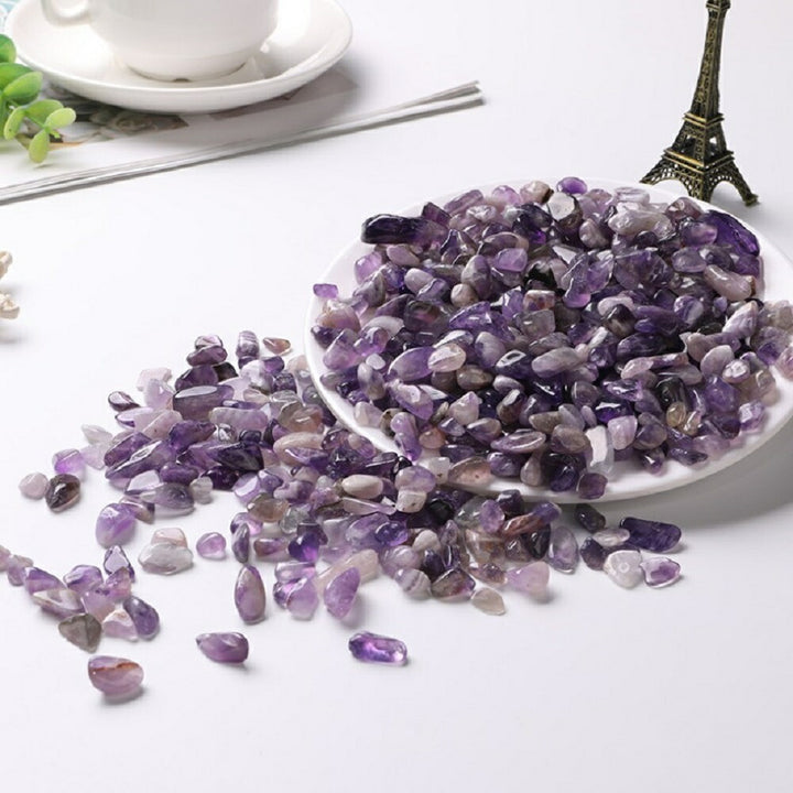 金運 開運 グッズ | アメジストさざれ石 風水開運アクセサリー