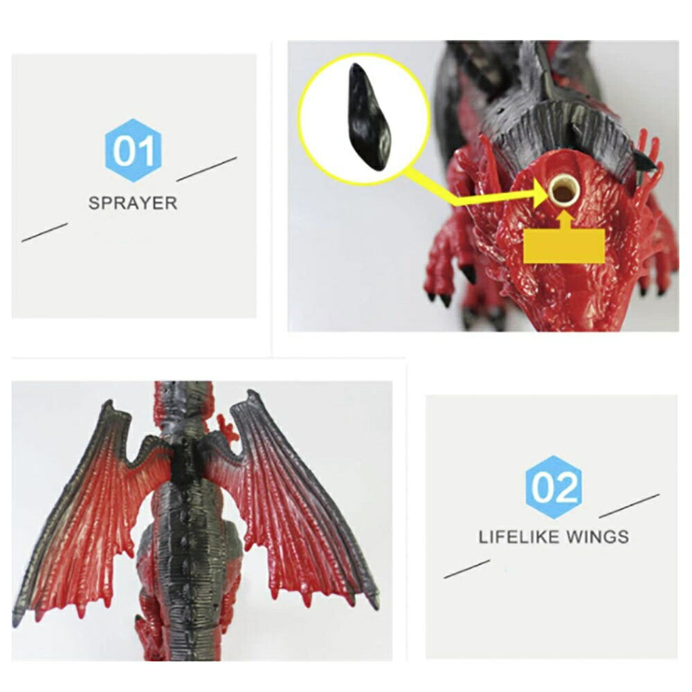 子供 おもちゃ | 霧吐くドラゴン ラジコン - レッドorブルー