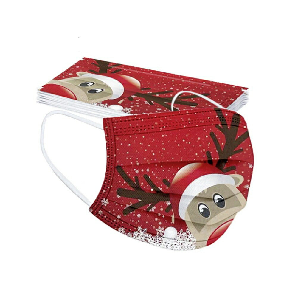マスク | クリスマスデザイン 立体ファッションマスク 10枚セット