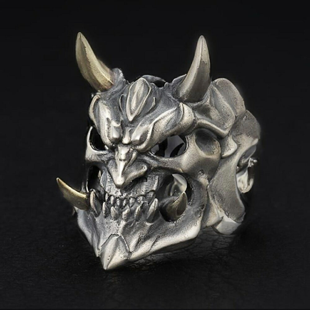 リング | ゴールド鬼角リング：開運・厄除けアクセサリー