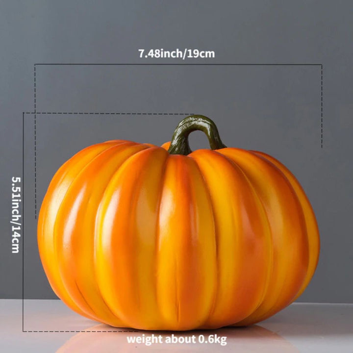 イベントグッズ | ハロウィン用リアルカボチャ置物 - 室内外対応、おしゃれ北欧デザイン