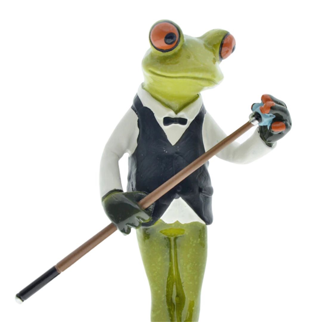 インテリア オブジェ | カエル船長の置物 3体セット - 幸運・金運アップ・開店祝い向け