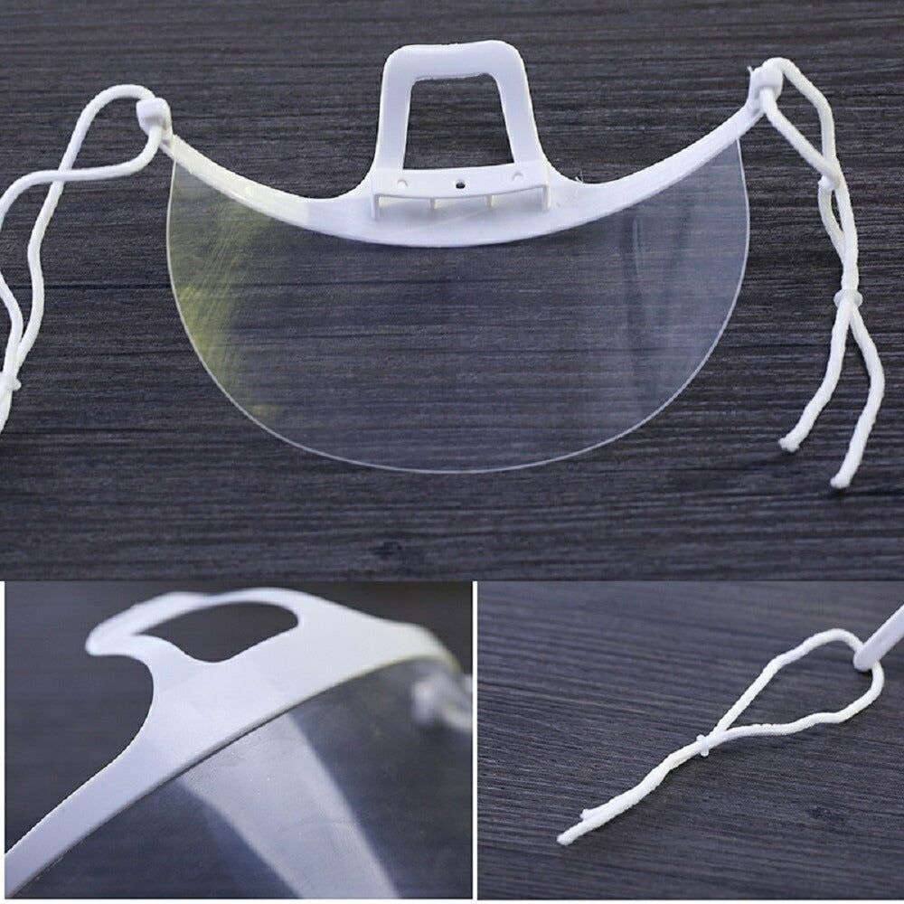 マスク | 3枚セット 透明フェイスシールド 衛生用マスク