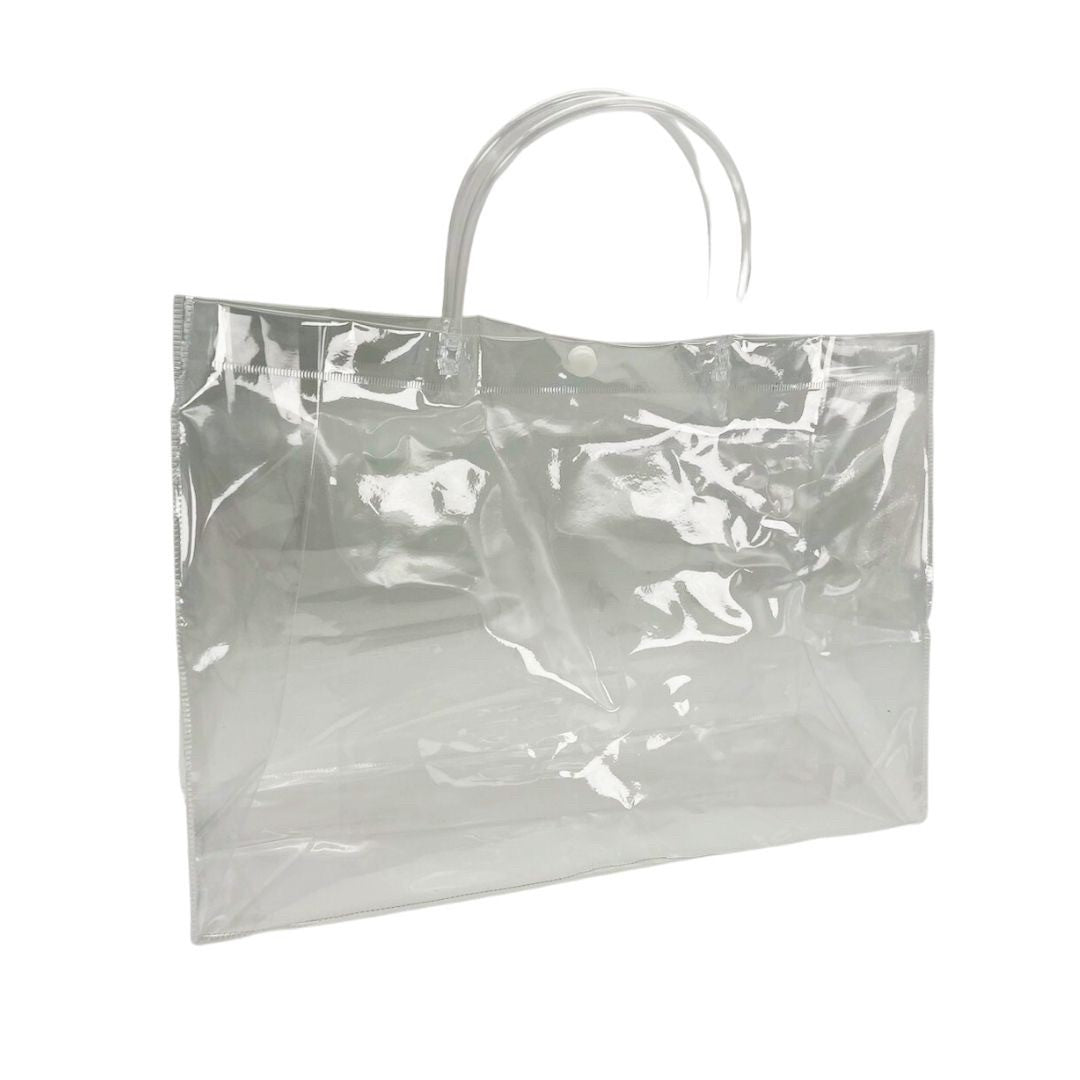 バッグ | 透明クリアトートバッグ 大きめ 防水・おしゃれ 男女兼用