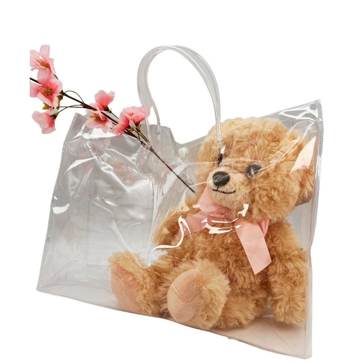 バッグ | 透明クリアトートバッグ 大きめ 防水・おしゃれ 男女兼用