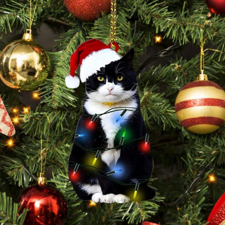 イベントグッズ | 猫とクリスマスツリーのアクリルオーナメント3種セット