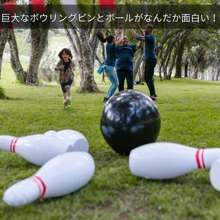 イベントグッズ | 巨大ボウリングピン風船セット 60cm パーティー・撮影用