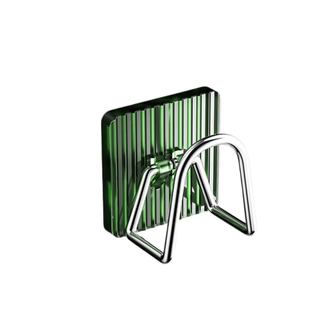 インテリア雑貨 その他 | エレガントなスポンジフック3個セット - 強力粘着で壁に穴を開けずに設置可能、キッチン・浴室用