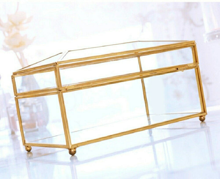 インテリアインテリア雑貨 その他 | ゴールドアクセント クリアガラス調 ティッシュボックス