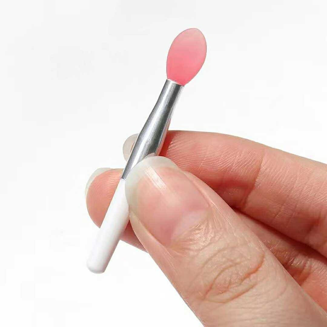 コスメティック | ピンクシリコン使い捨てリップブラシ50本セット【業務用/プロ向け】