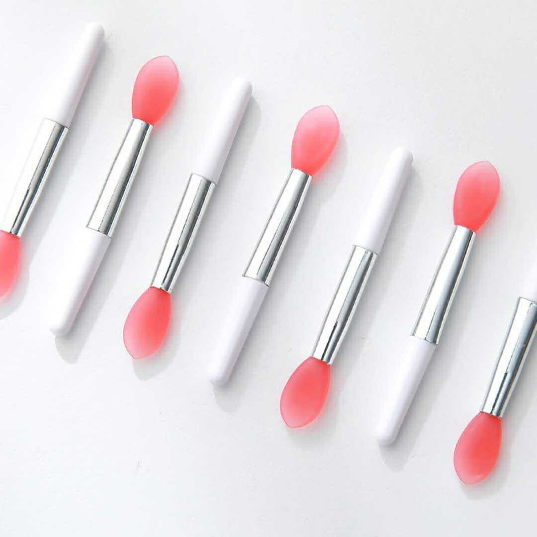 コスメティック | ピンクシリコン使い捨てリップブラシ50本セット【業務用/プロ向け】