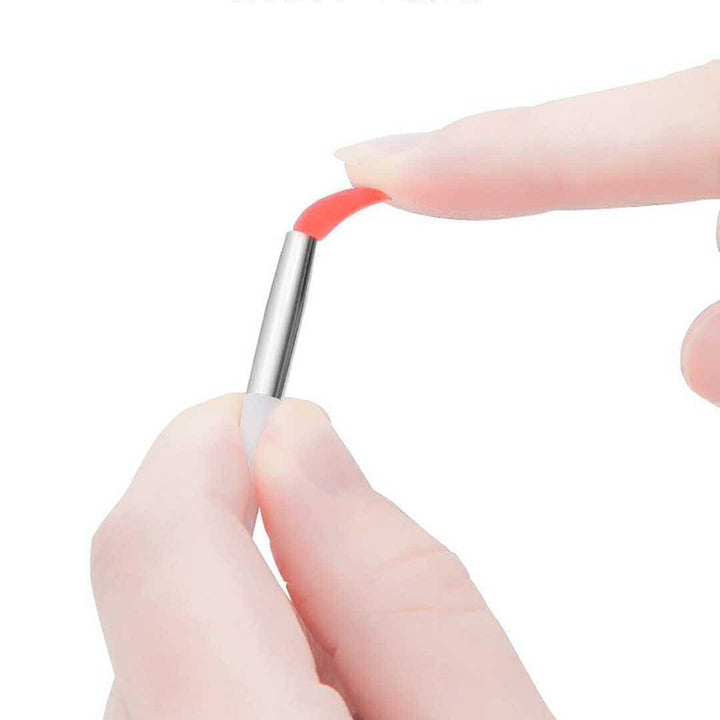 コスメティック | ピンクシリコン使い捨てリップブラシ10本セット - プロ＆オンラインレッスン向け