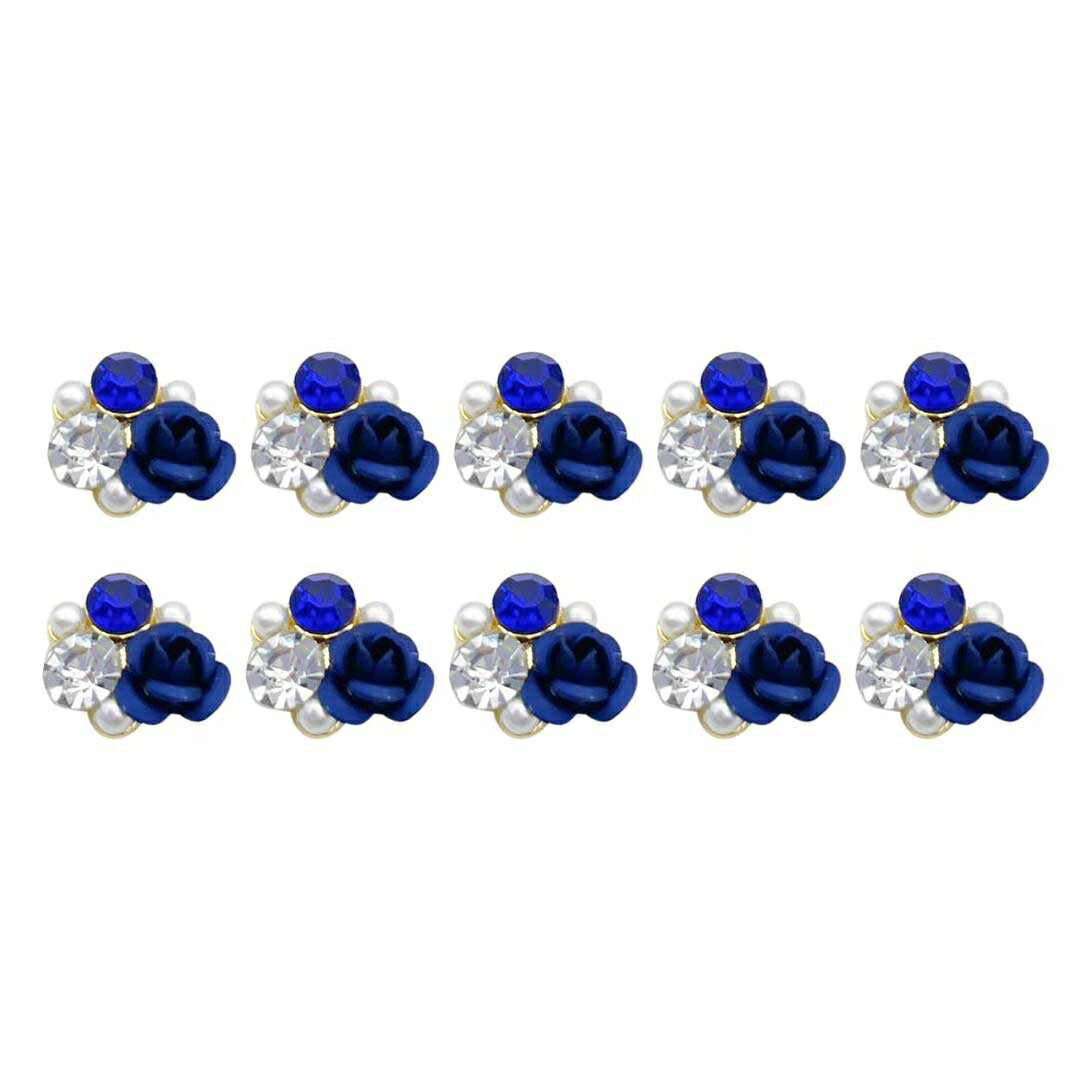 コスメティック | ローズデコ ラインストーンネイルパーツ 10個入り 全4カラー