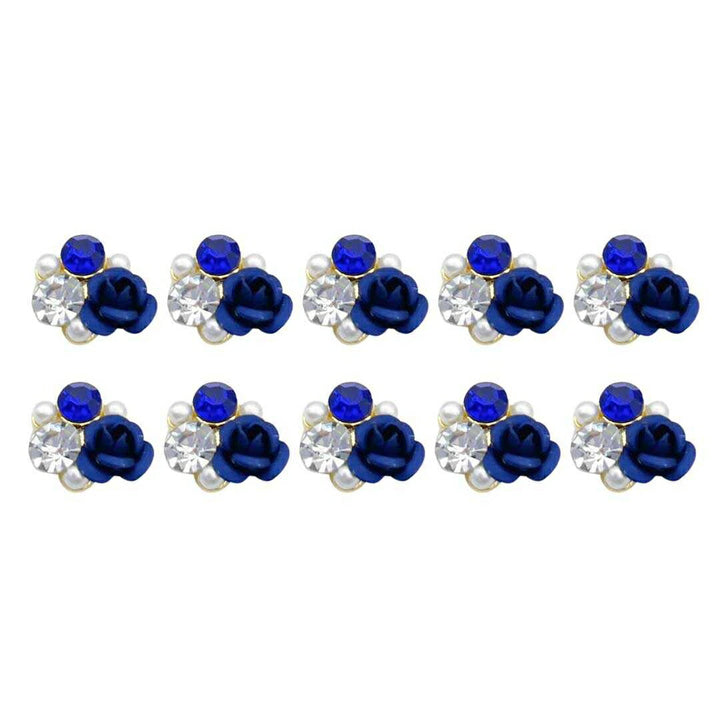 コスメティック | ローズデコ ラインストーンネイルパーツ 10個入り 全4カラー