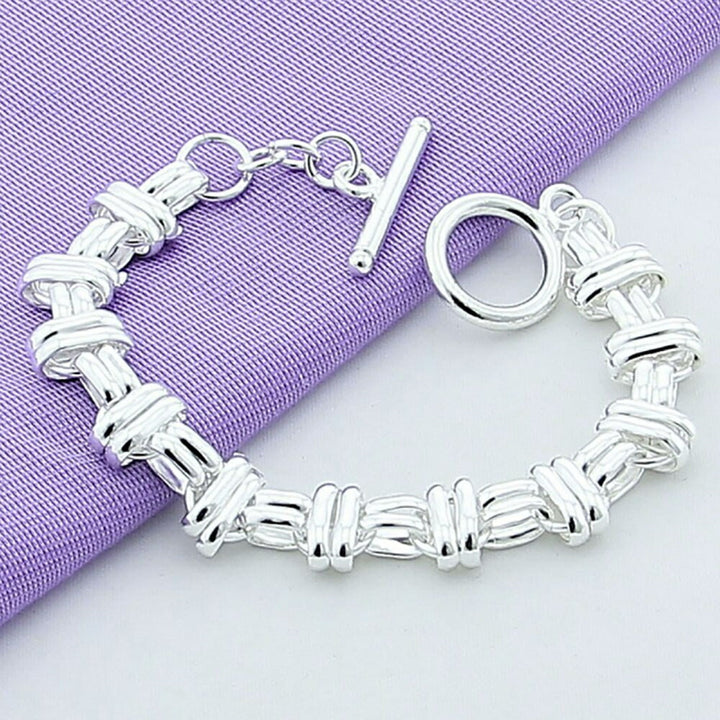 ブレスレット | ジグザグチェーンブレスレット 21cm ユニセックス