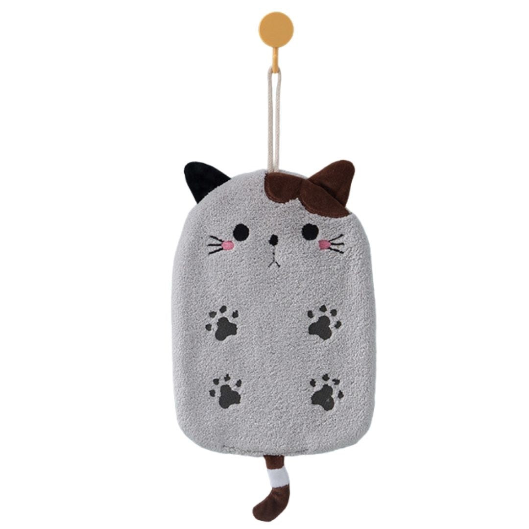インテリア雑貨 その他 | 猫の肉球刺繍入り厚手キッチンタオル（全4色）