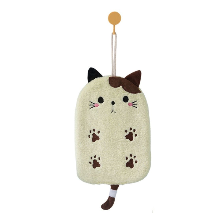 インテリア雑貨 その他 | 猫の肉球刺繍入り厚手キッチンタオル（全4色）