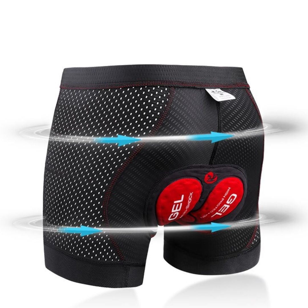 アウトドアグッズ | 3Dゲルパッド付きサイクルインナーパンツ メンズ・レディース兼用