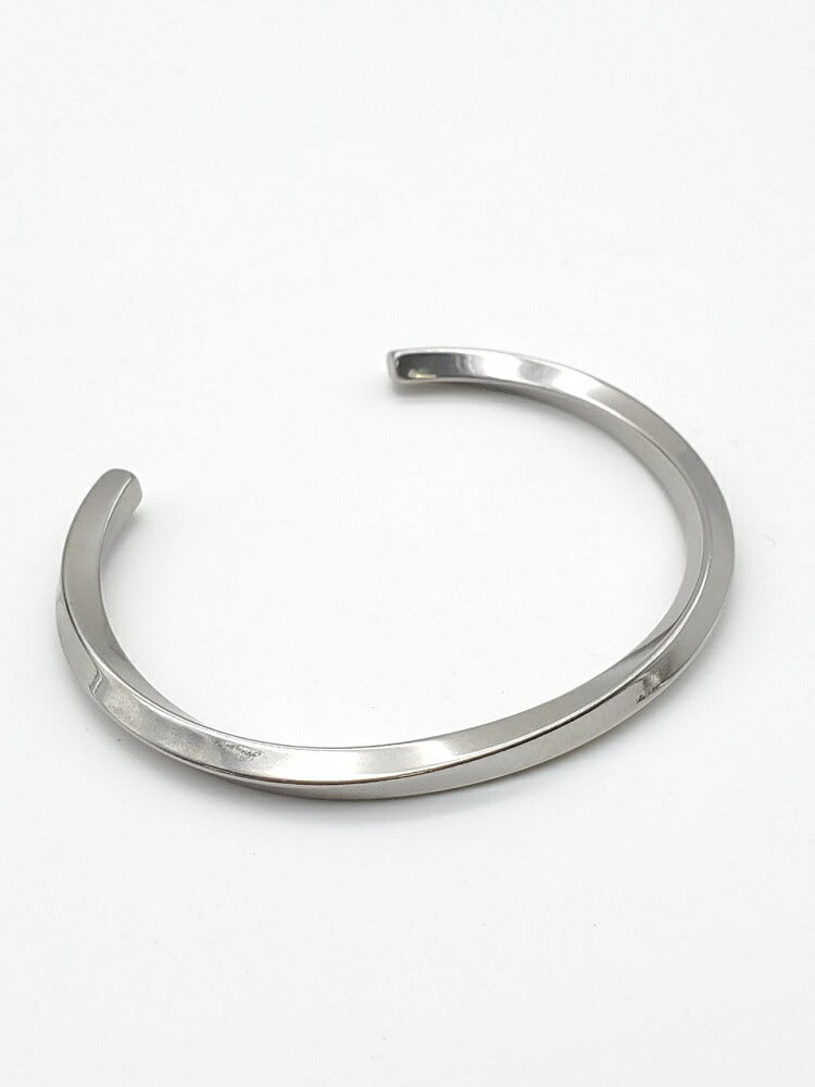 ブレスレット | ステンレス ツイスト バングル 男女兼用