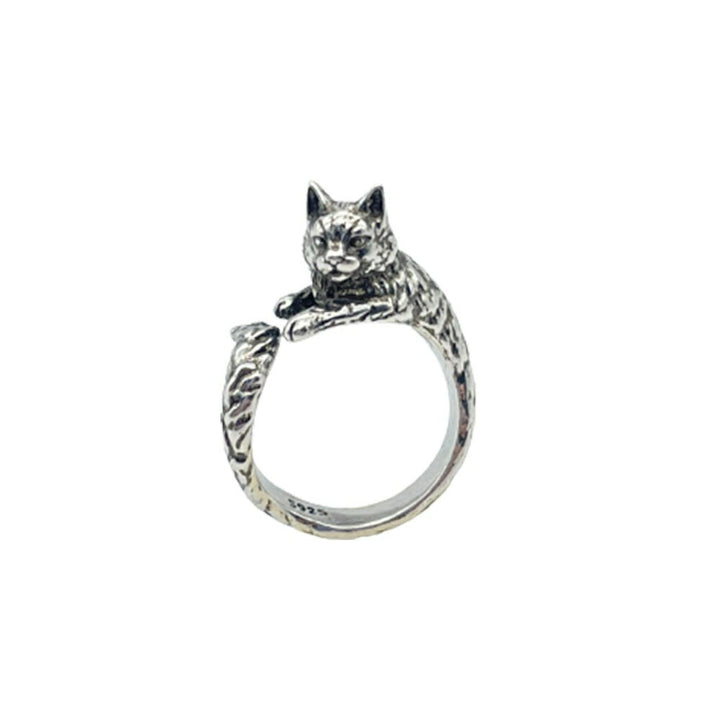 リング | 寝転がるネコの指輪 ユニセックス・ジュエリー
