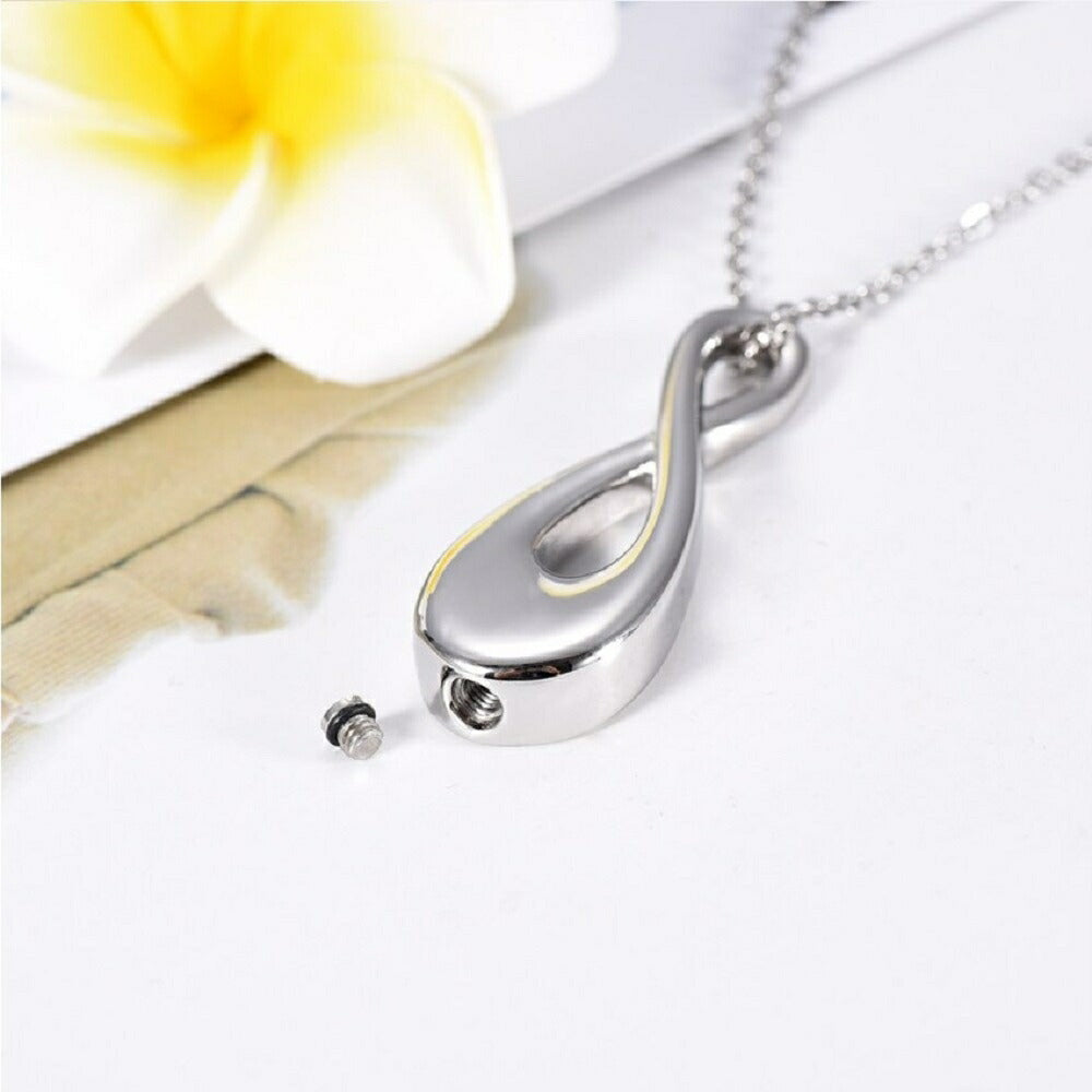 ネックレス | インフィニティ遺骨収納ペンダント（ユニセックス・ペット対応）