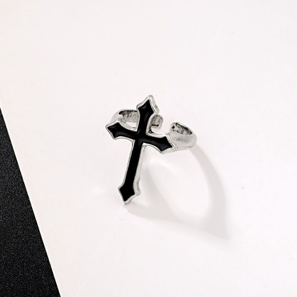 リング | シルバークロスリング 男女兼用 ストリートジュエリー