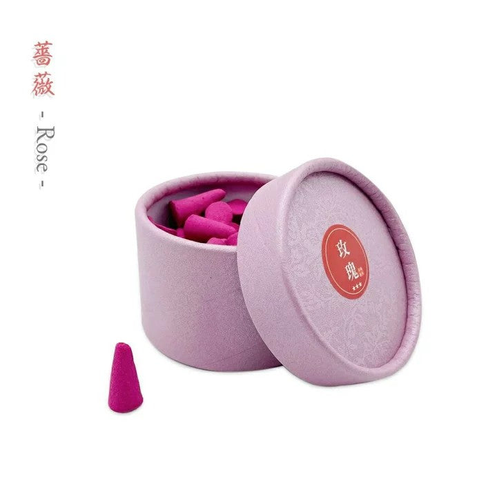 お香 グッズ | ジャスミン・ローズ・ラベンダー香りのお香コーン5箱セット