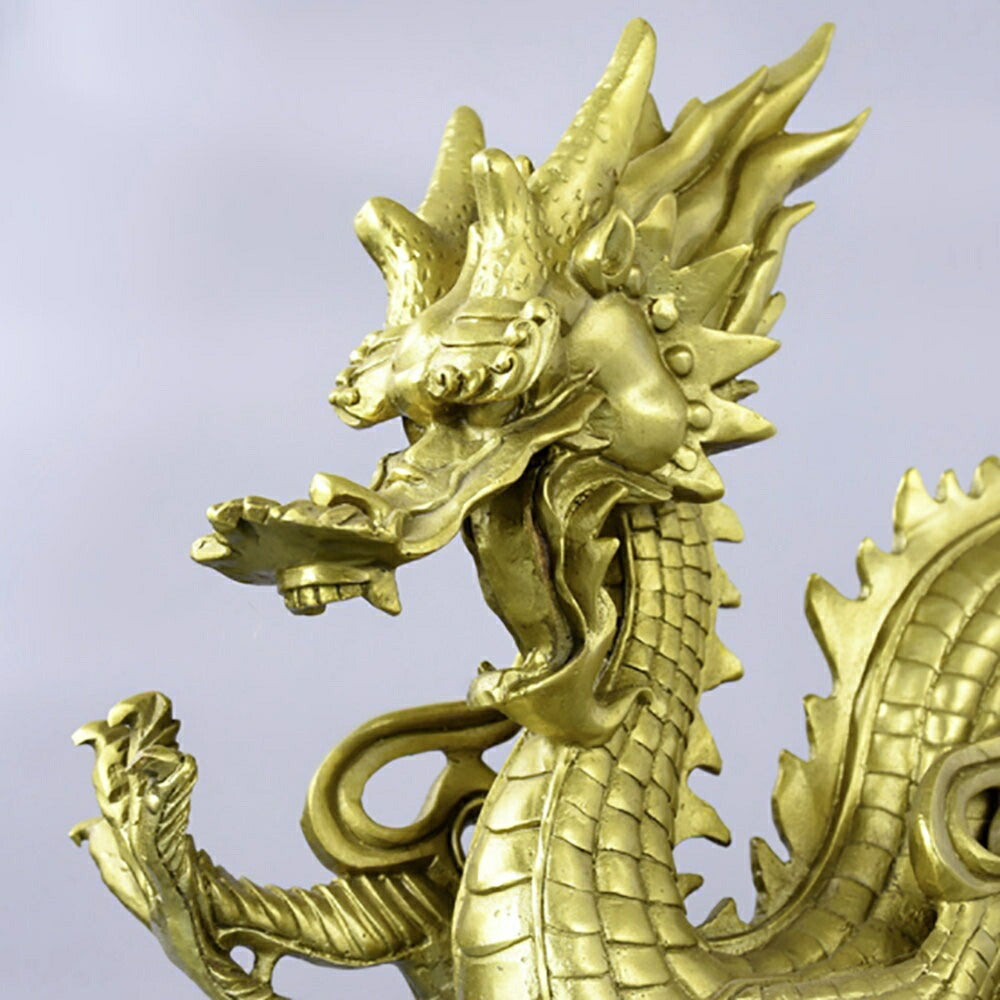 風水 インテリア | 風水 皇帝龍 真鍮製開運置物