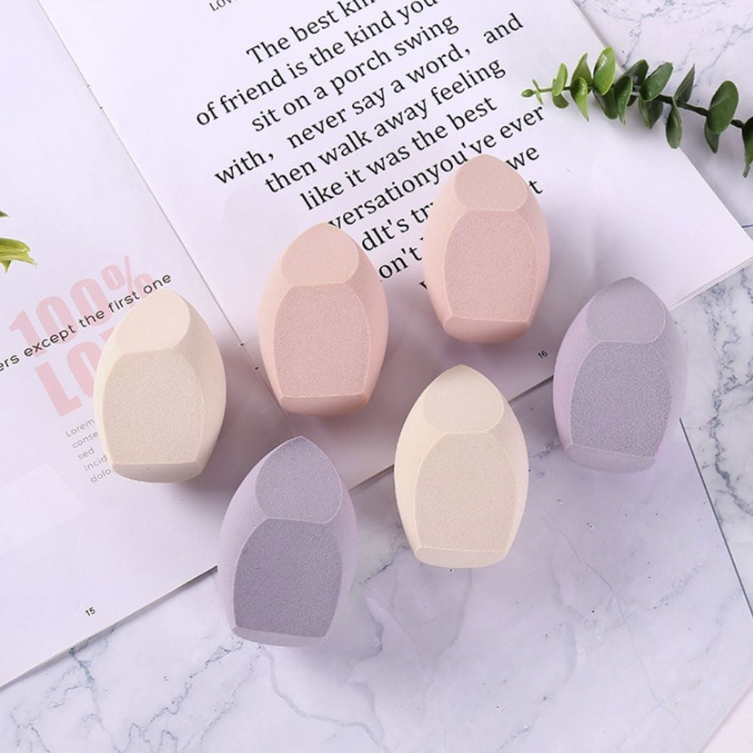 コスメティック | 選べる5カラー 柔らかい卵型・雫型メイクスポンジ