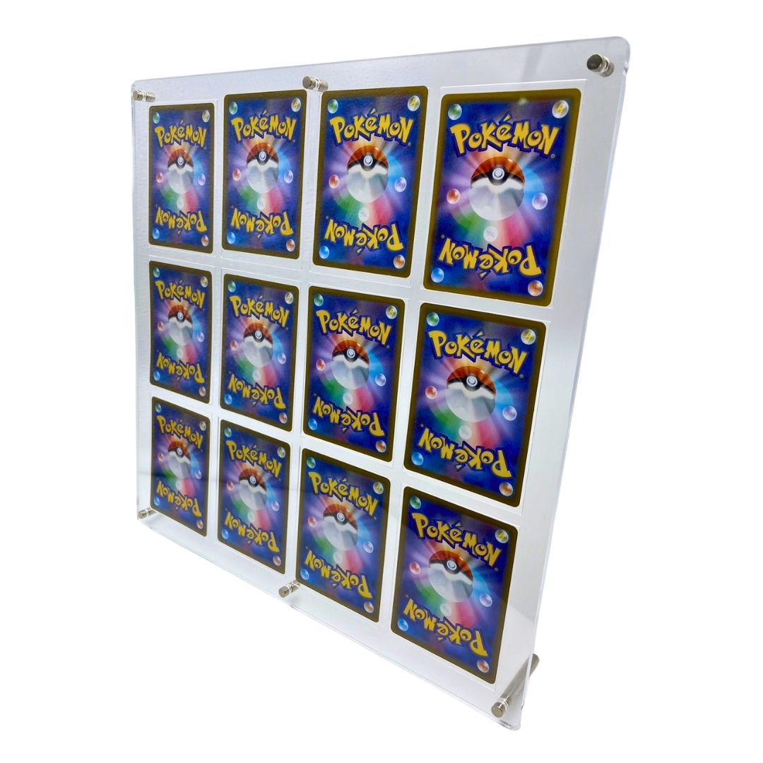 トレカケース | ポケモン・遊戯王対応 アクリル製トレカ保護ディスプレイケース（12枚収納）