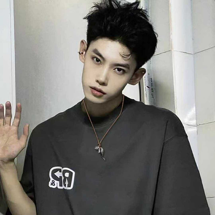 ネックレス | 猫モチーフ ユニセックス ネックレス - ストリート系アクセサリー