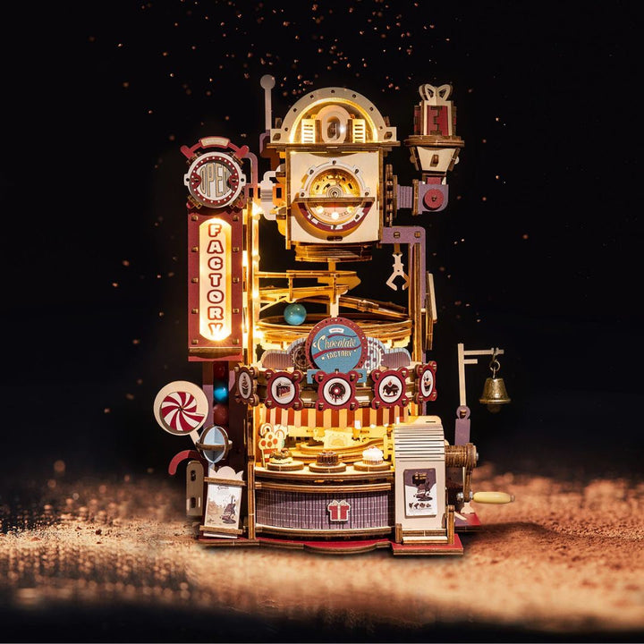 玩具 | ミニチュアチョコレート工場 3Dパズルキット