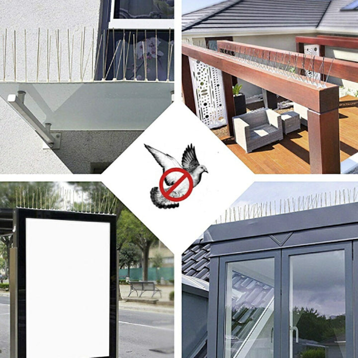 虫よけ 鳥よけ | 防鳥スパイク20個セット - 害獣・ハト対策、長さ調整可能