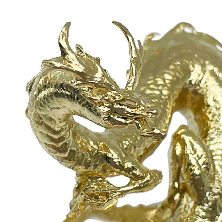 風水 インテリア | 金運風水龍 6cm 置物 - 開運祈願ゴールドドラゴン
