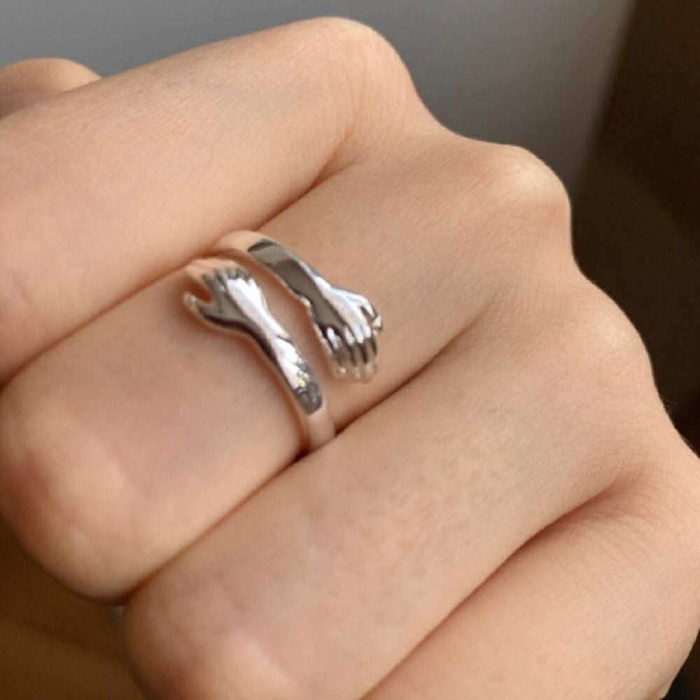 リング | シルバー ハグリング 男女兼用ジュエリー