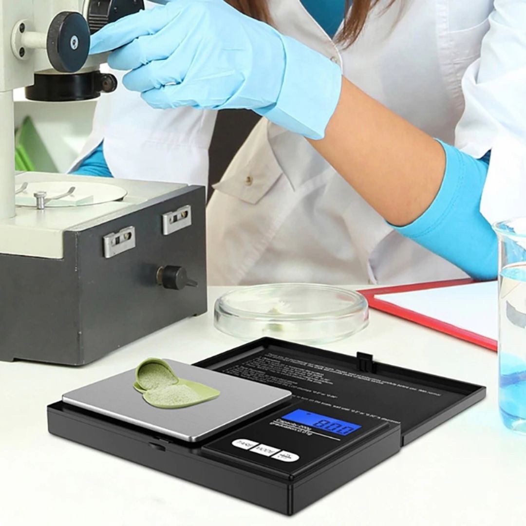 インテリア雑貨 その他 | ブラックデジタルスケール 携帯型 風袋引き機能付き 0.01g-500g