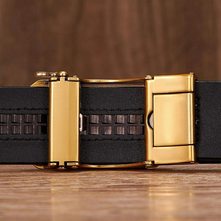 ベルト | ドラゴンデザイン スライド式合金ベルト メンズ