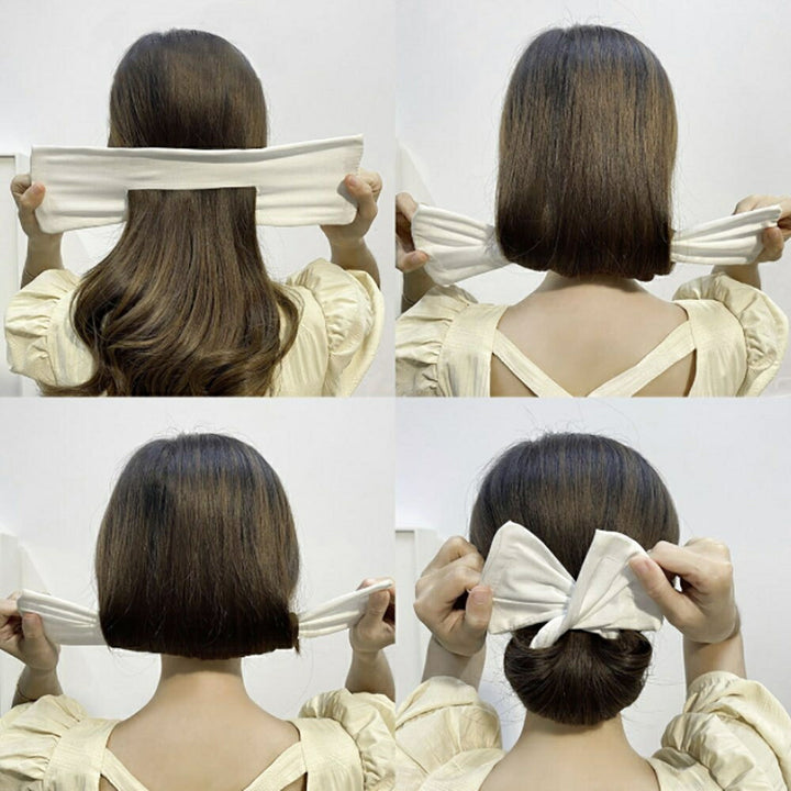 ヘアアクセサリー | リボン＆ジルコニア装飾のエレガントなヘアアクセサリー