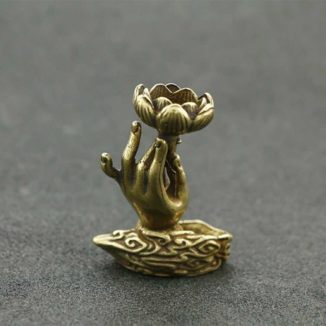 お香 グッズ | 蓮の花デザイン香炉・お香立て【風水・開運】