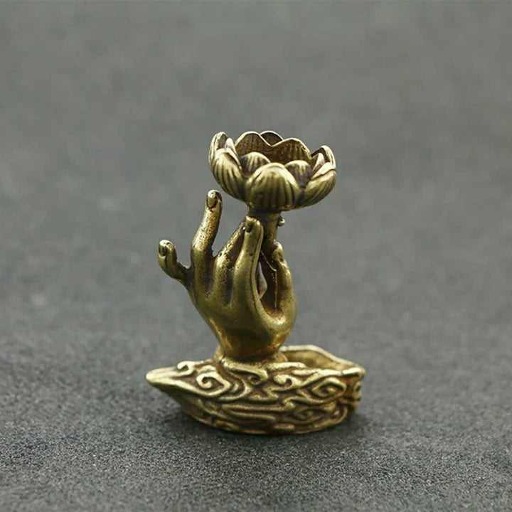 お香 グッズ | 蓮の花デザイン香炉・お香立て【風水・開運】