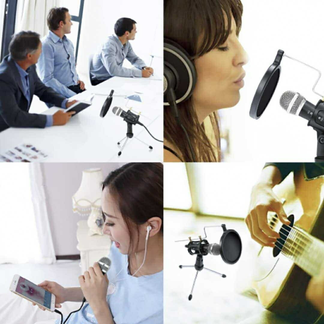 楽器 | コンデンサーマイクセット 三脚スタンド付き 高互換性 iPhone/Android対応