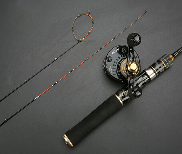 釣り 道具 | 130cm 極細穂先 筏竿2ピース - チヌ・黒鯛用海釣りロッド